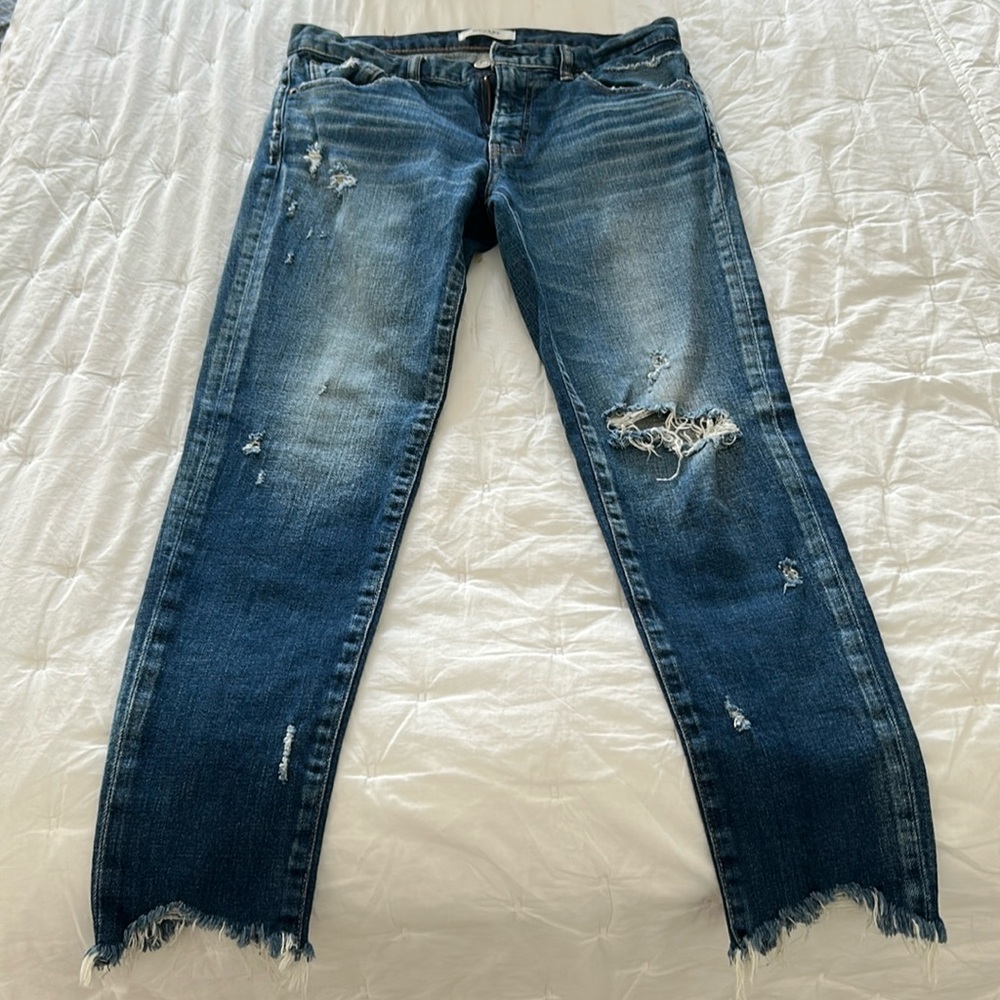 Moussy Distressed Skinny Jeans size 27